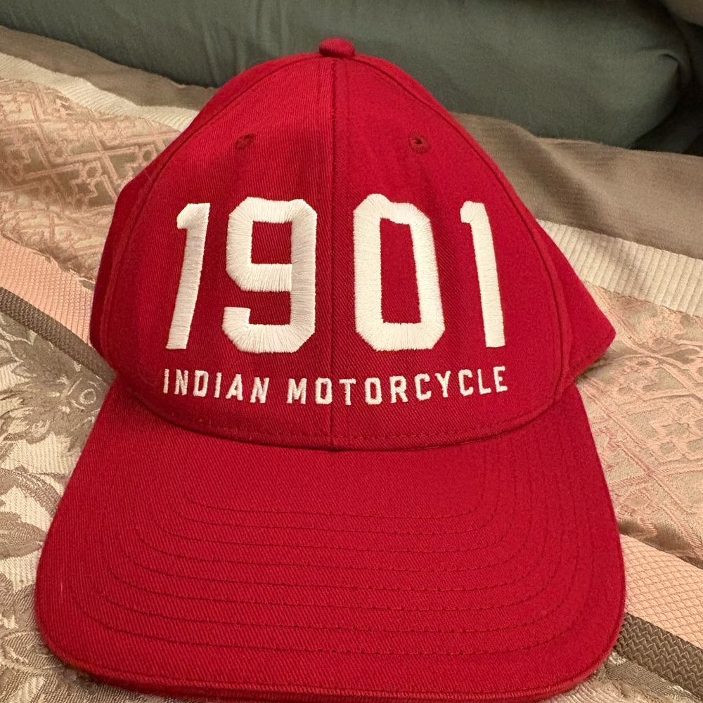 Limited Edition 1901 Red Indian Motorcycle Cap